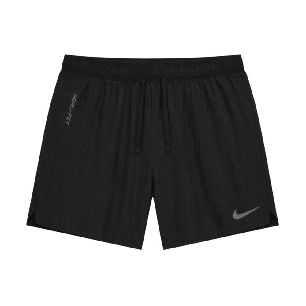 Nike Mens Stride Running Shorts / Black/Silver